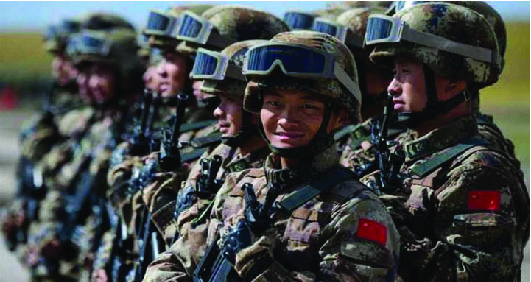 বিশাল সৈন্য মোতায়েন