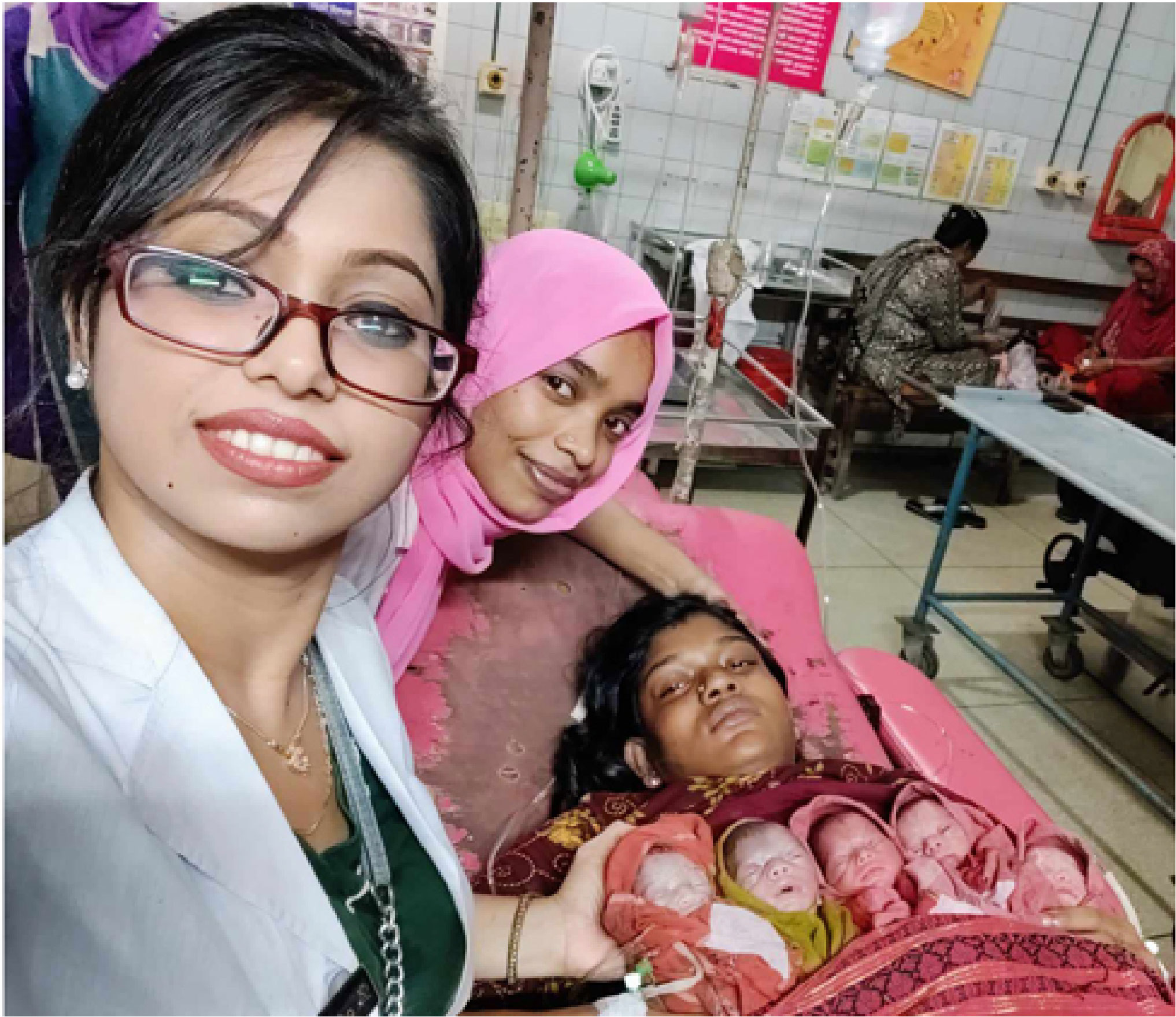 পাঁচটি শিশুর জন্ম