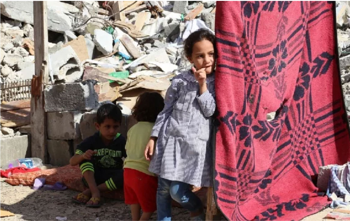 বোমা হামলায় ফিলিস্তিনের