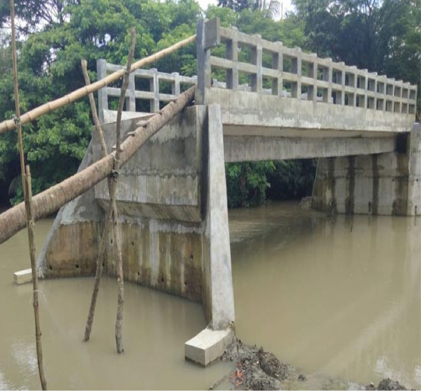 সেতুটি নির্মিত হয়েছে