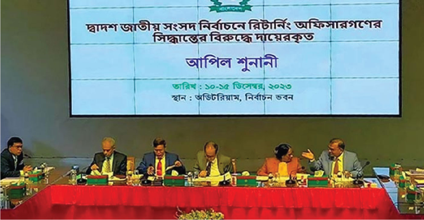 রিটার্নিং অফিসারদের সিদ্ধান্তের বিরুদ্ধে