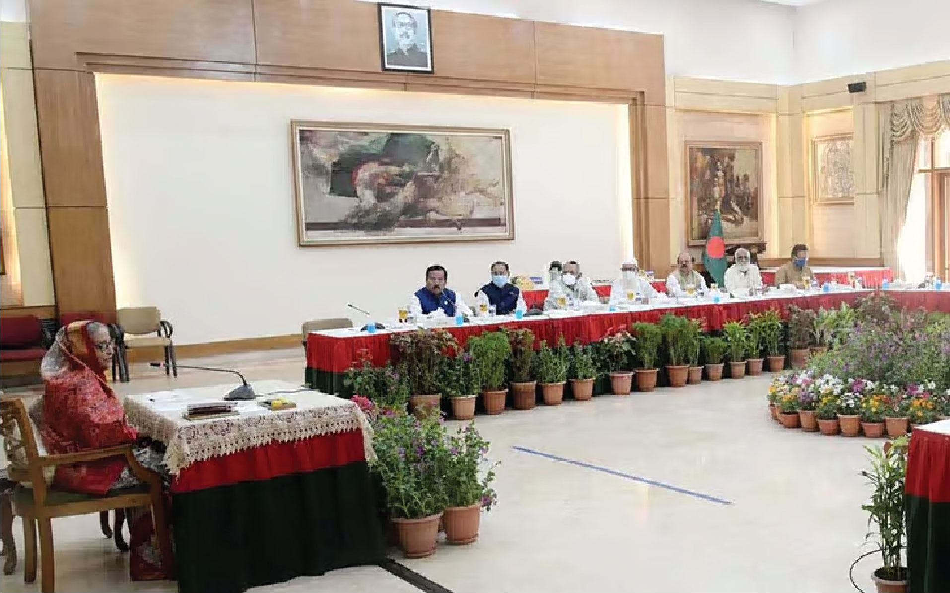 প্রধানমন্ত্রীর সঙ্গে আওয়ামী লীগের
