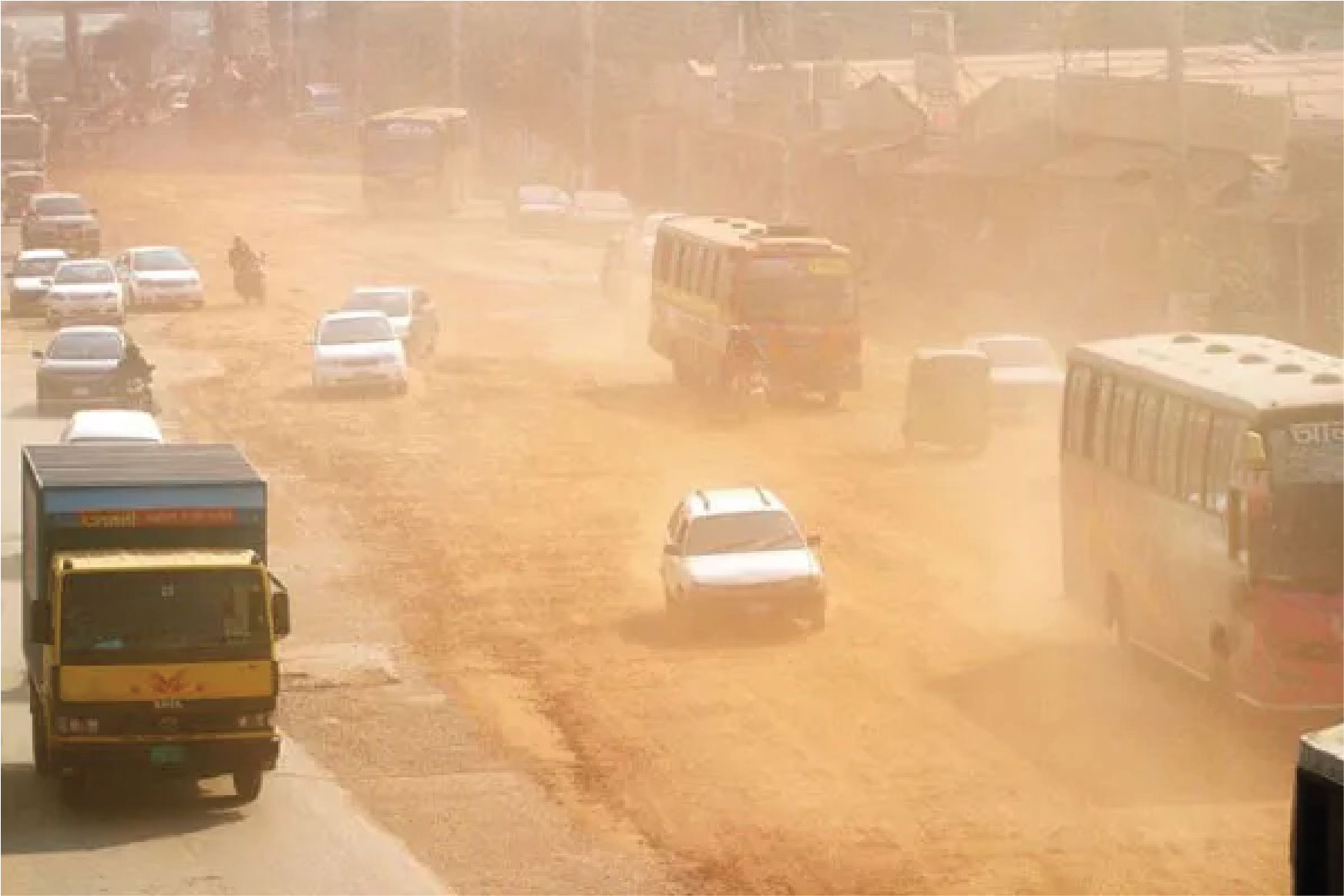 বিশ্বের দূষিত বাতাসের