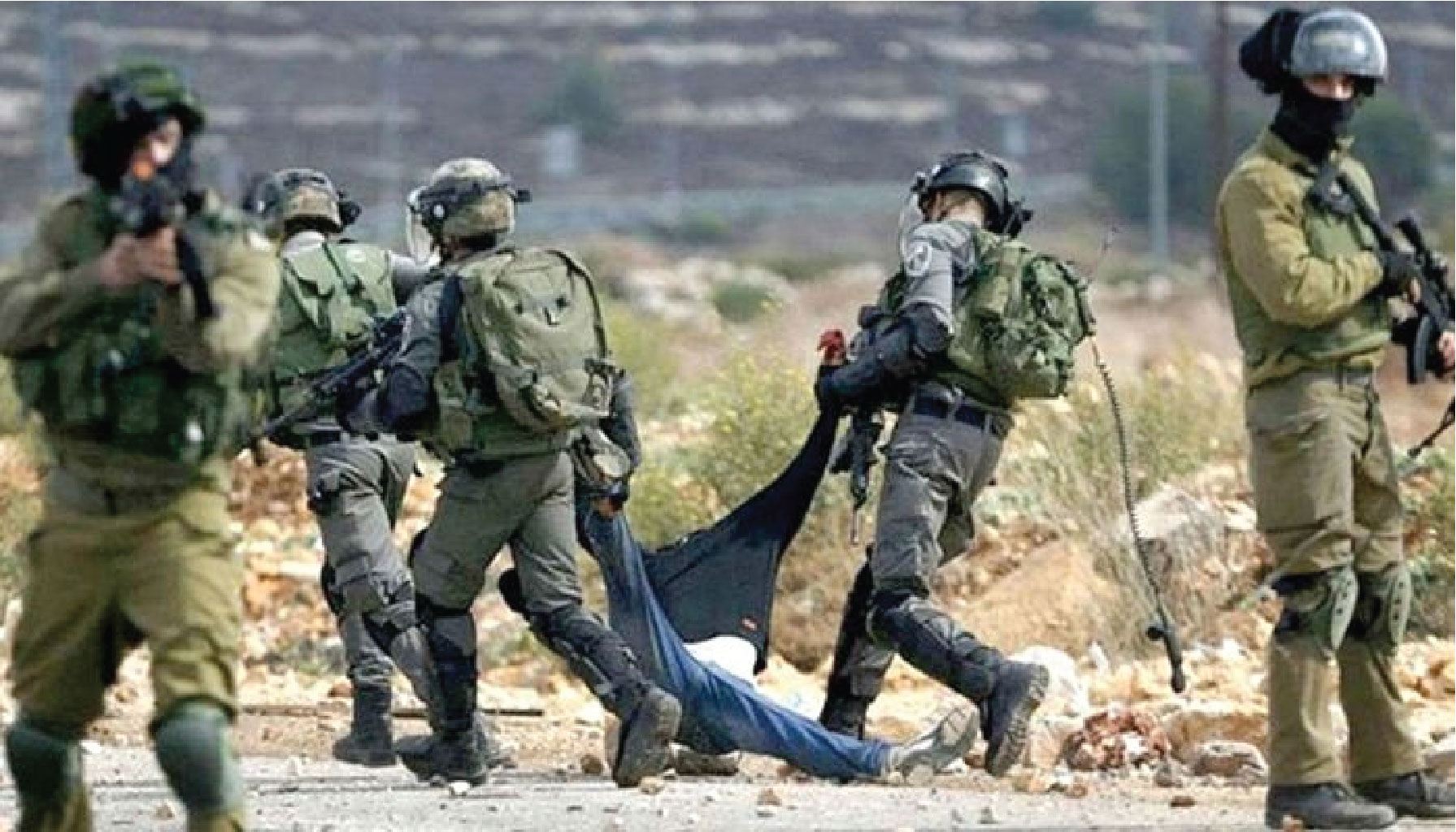 পশ্চিম তীরে ইসরায়েলি বাহিনী