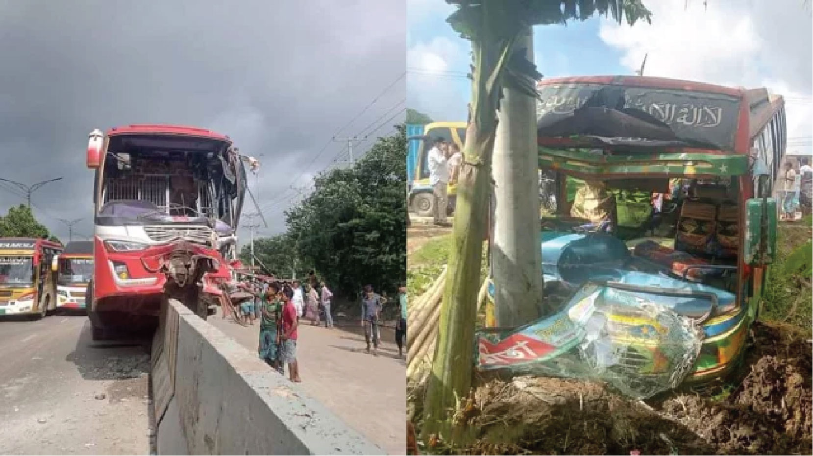 বিভিন্ন স্থানে সড়ক দুর্ঘটনায়