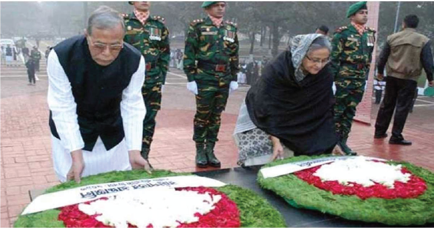 শহীদ বুদ্ধিজীবী স্মৃতিসৌধে