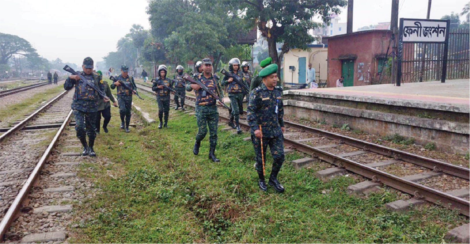 ট্রেনে নাশকতার ঘটনাকে কেন্দ্র