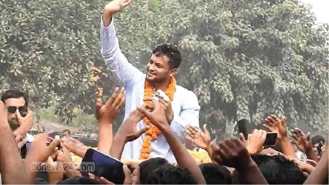 লড়াইয়ে নেমেছেন টাইগার অলরাউন্ডার